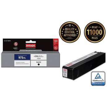 ActiveJet AH-973BRX ink (replacement for HP 973XL L0S07AE; Premium; 220 ml; black)