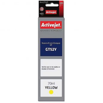 ActiveJet AH-GT52Y (zamiennik HP GT52Y M0H56AE; Supreme; 70 ml; żółty)
