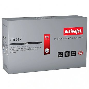 ActiveJet ATH-05N toner for HP printer; HP 05A CE505A, Canon CRG-719 replacement; Supreme; 3500 pages; black