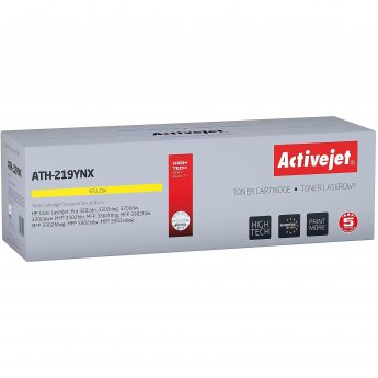 ActiveJet ATH-219YNX Toner for HP printer, replacement HP 219X W2192X; Supreme; 2500 pages; yellow, with chip