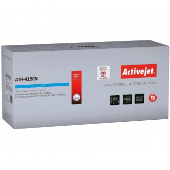 ActiveJet ATH-415CN Toner Cartridge for HP; Replacement HP 415A W2031A; Supreme; 2100 pages; cyan, with chip