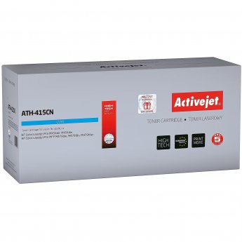 ActiveJet ATH-415CN Toner Cartridge for HP; Replacement HP 415A W2031A; Supreme; 2100 pages; cyan, with chip