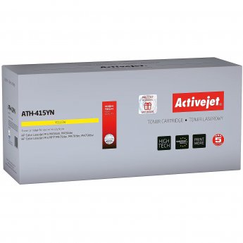 ActiveJet ATH-415YN toner for HP printer; Replacement HP 415A W2032A; Supreme; 2100 pages; Yellow, with chip