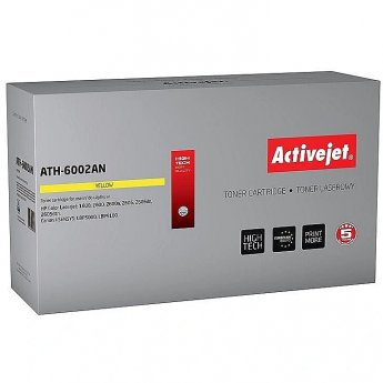 ActiveJet ATH-6002AN toner (replacement for HP 124A Q6002A, Canon CRG-707Y; Premium; 2000 pages; yellow)