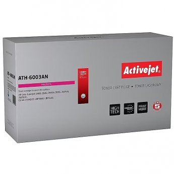 ActiveJet ATH-6003AN toner (replacement for HP 124A Q6003A, Canon CRG-707M; Premium; 2000 pages; magenta)