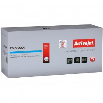 ActiveJet ATK-5220CN toner for Kyocera printer; Kyocera TK-5220C replacement; Supreme; 1200 pages; cyan