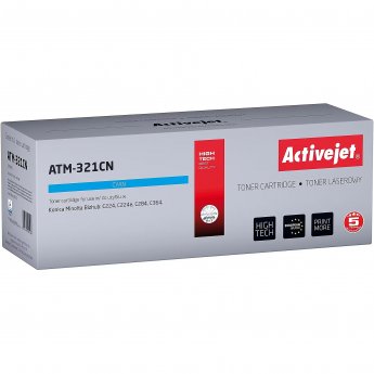 ActiveJet ATM-321CN toner (replacement for Konica Minolta TN321C; Supreme; 25000 pages; cyan)