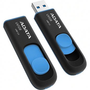 ADATA DashDrive UV128, 128GB, Black & Blue