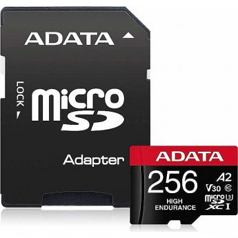 ADATA High End, microSDXC, 256GB, UHS-II, U3, V30 + Adapter