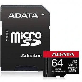 ADATA High Endurance 64GB microSDXC UHS-I U3 Class 10