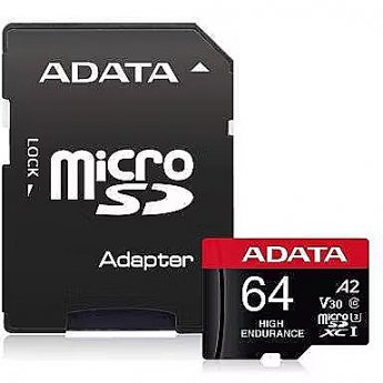 ADATA High Endurance 64GB microSDXC UHS-I U3 Class 10