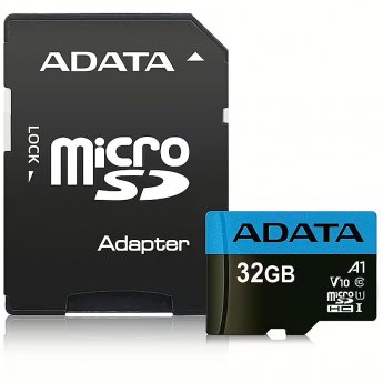 ADATA microSDHC, 32GB, Class10 + SD Adapter