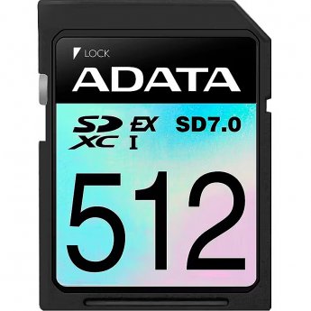 ADATA Premier Extreme SDXC 512 GB, memory card (black, SD Express, UHS-I U3, Class 10, V30)