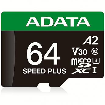 ADATA Speed Plus, microSDXC, 64GB
