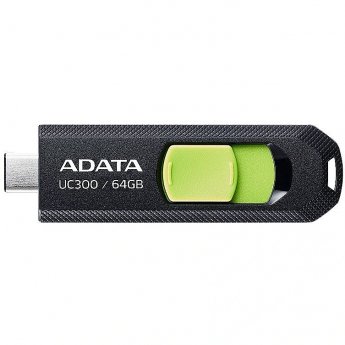 ADATA UC300, 64GB, Black & Green