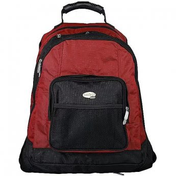 Addison 311015 Backpack, 15.6", Black/Red