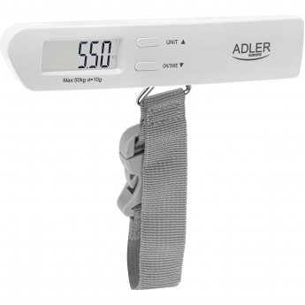 Adler | Travel Luggage Scale | AD 8191 | Maximum weight (capacity) 50 kg | Accuracy 10 g | Grey