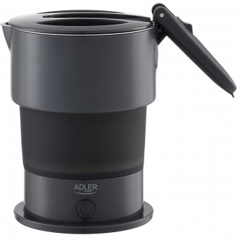 Adler AD 1377 Silicon Travel Kettl, Grey