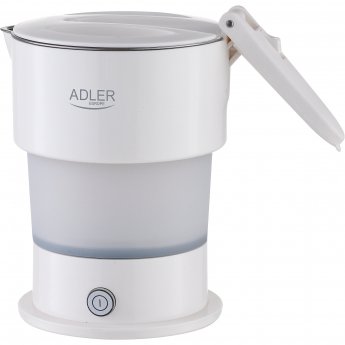 Adler AD 1377 Silicon Travel Kettle, White