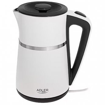 Adler Kettle 1.7l white double wall AD 1355w