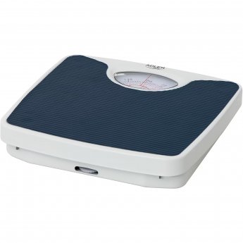 Adler Mechanical bathroom scale AD 8151b Maximum weight (capacity) 130 kg, Accuracy 1000 g, Blue/White