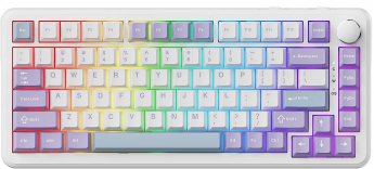 Ajazz Klawiatura mechaniczna przewodowa Ajazz AK820 MAX Magnetic switches Purple White RGB