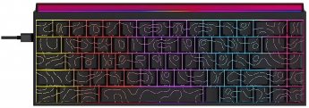 Ajazz Klawiatura mechaniczna przewodowa Ajazz NK68 Red Switch czarna