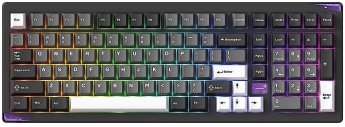 AKKO KEYBOARD WRL GEM 02 VIA/BLACK/SIL.