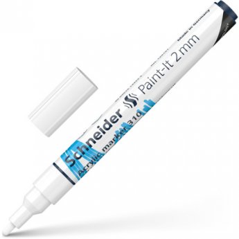 Akrila marķieris SCHNEIDER Paint-it 310, 2mm, balts