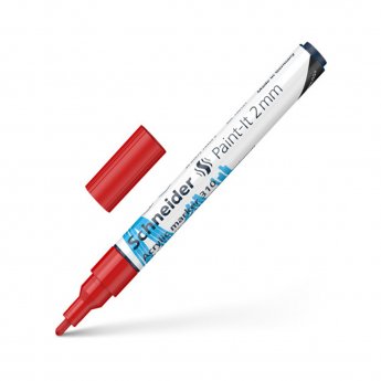 Akrila marķieris SCHNEIDER Paint-it 310, 2mm, sarkans