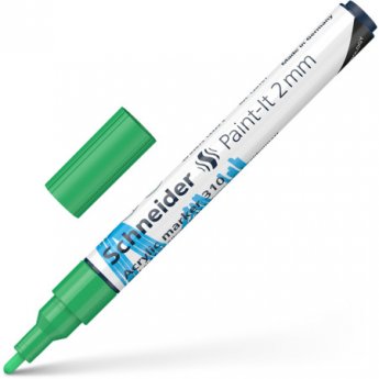 Akrila marķieris SCHNEIDER Paint-it 310, 2mm, zaļš