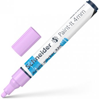 Akrila marķieris SCHNEIDER Paint-it 320, 4mm, lillā