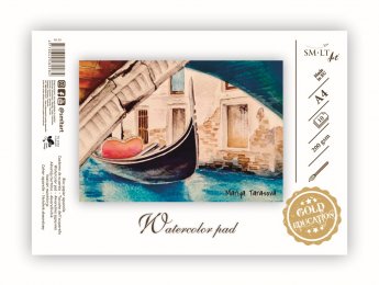 Akvareļu zīmēšanas albums SMLT A4 formāts,200 g,10 lapas