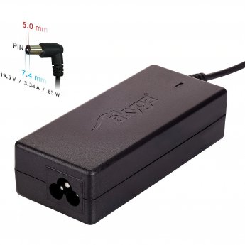 Akyga Dell Laptop Adapter AK-ND-05 19.5V, 3.34A 65W 7.4 x 5.0 mm + pin