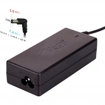 Akyga Dell Laptop Adapter AK-ND-05 19.5V, 3.34A 65W 7.4 x 5.0 mm + pin