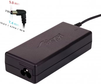 Akyga Laptop Adapter AK-ND-04 19V, 4.74A 90W 7.4 x 5.0 mm + pin