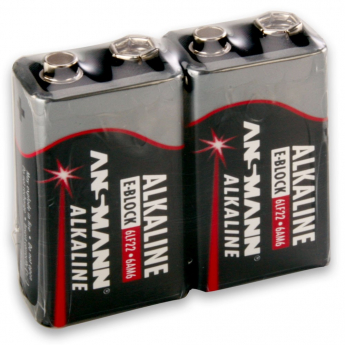Alkaline baterijas, 9V, E, 6LR61, 2 gab.