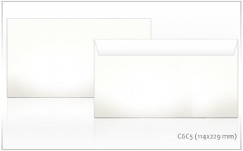 Aploksnes C65 RH 114x229mm 50 gab./iepak.