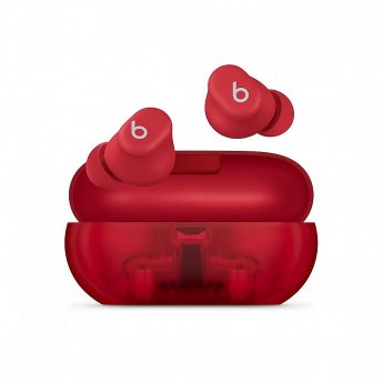 Apple Beats Solo Buds, Transparent Red