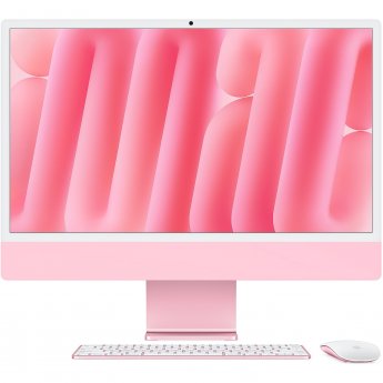 Apple iMac 24” 4.5K, Apple M4 10C CPU 10C GPU, 16GB, 512GB, Pink, RUS
