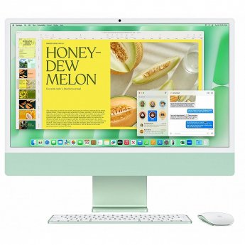 Apple iMac 24” 4.5K, Apple M4 8C CPU 8C GPU, 16GB, 256GB, Green, INT