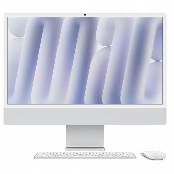 Apple iMac 24 inch: M4 10/10, 16GB, 256GB SSD - Silver