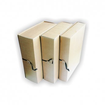 Arhīva kārba SMLT ar saitītēm, 60 mm, 235 x 60 x 320 mm, brūna