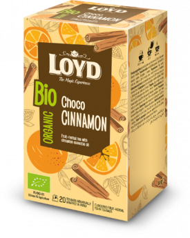 Aromatizēta zāļu tēja LOYD Choco CinamonBIO, 20x2g