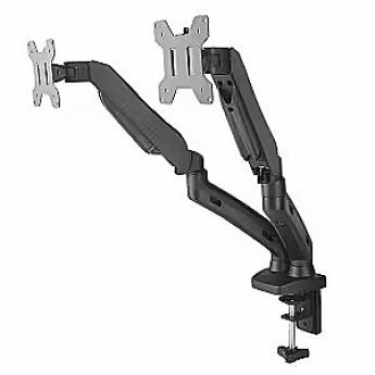 ART Desk handle on gas spring for 2 LEDs / LCDs 13-27 inches L-13GD