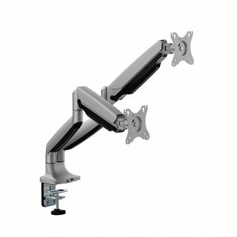 ART GAS DESKTOP BRACKET FOR 2 LED/LCD MONITORS 17-35inch L-36HD 1-15kg 1xUSB-A 1xUSB-C 3.0 HEAVY DUTY
