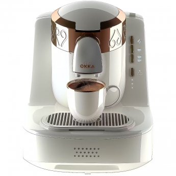 Arzum Okka Mocha machine, White/Bronze