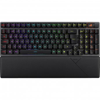 Asus ROG Strix Scope II 96 RX Wireless Gaming Tastatur, 96%, RGB - schwarz, ROG RX RED