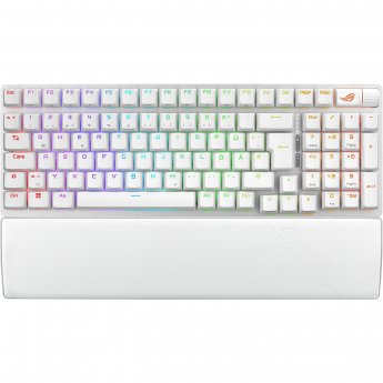 Asus ROG Strix Scope II 96 Wireless Gaming Tastatur, RGB - weiß. ISO (DE), ROG NX Snow Switches