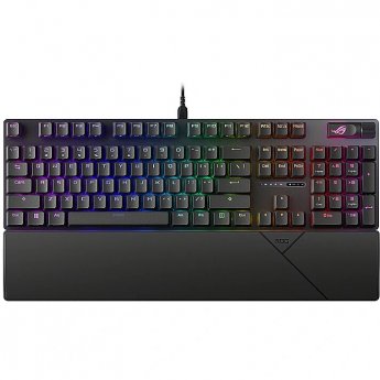 Asus ROG Strix Scope II Gaming Tastatur, RGB - schwarz, ROG NX Snow Switches